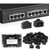 RJ45 Dust Cover Ethernet Port Cover for Ethernet Switch, Patch Panel, CAT 6, RJ45 Port Protector ...