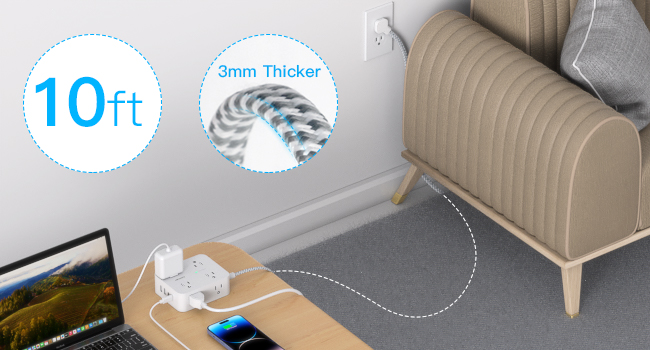 Flat Outlet Extender