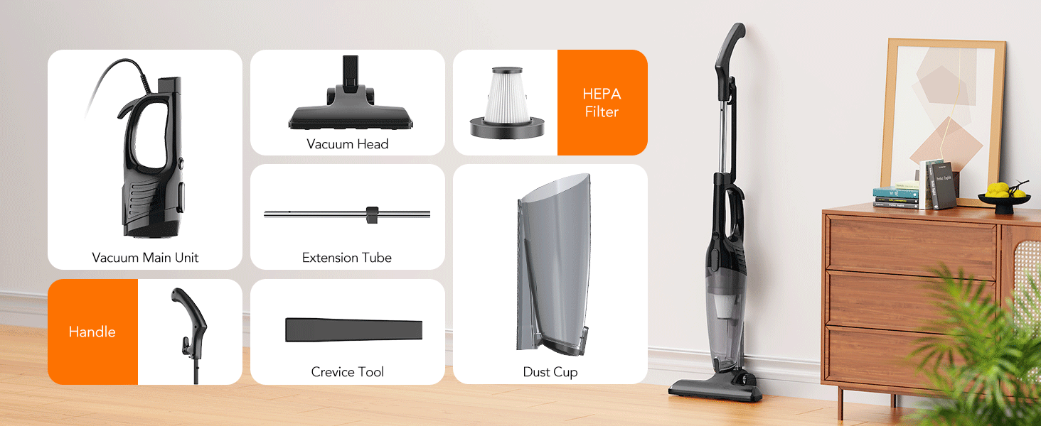 apartment vacuum for seniors no battery unlimited runtime handheld conversion vacuum crevice nozzle