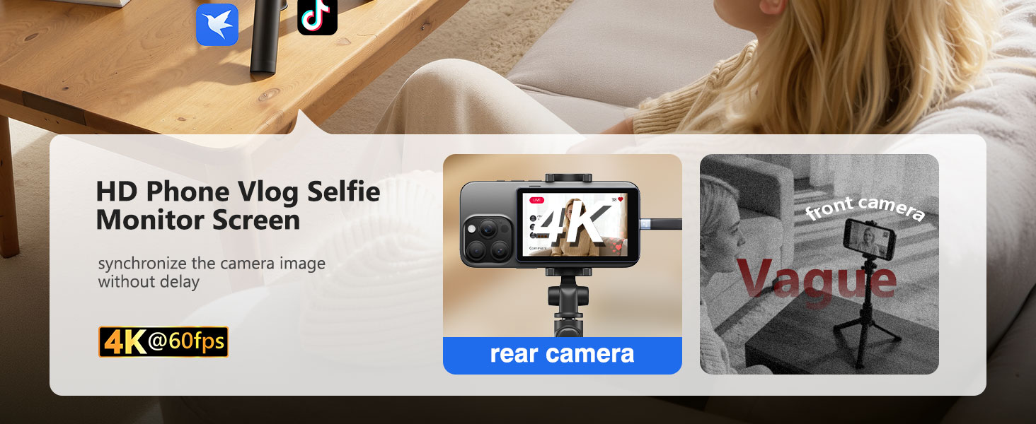 selfie monitor screen