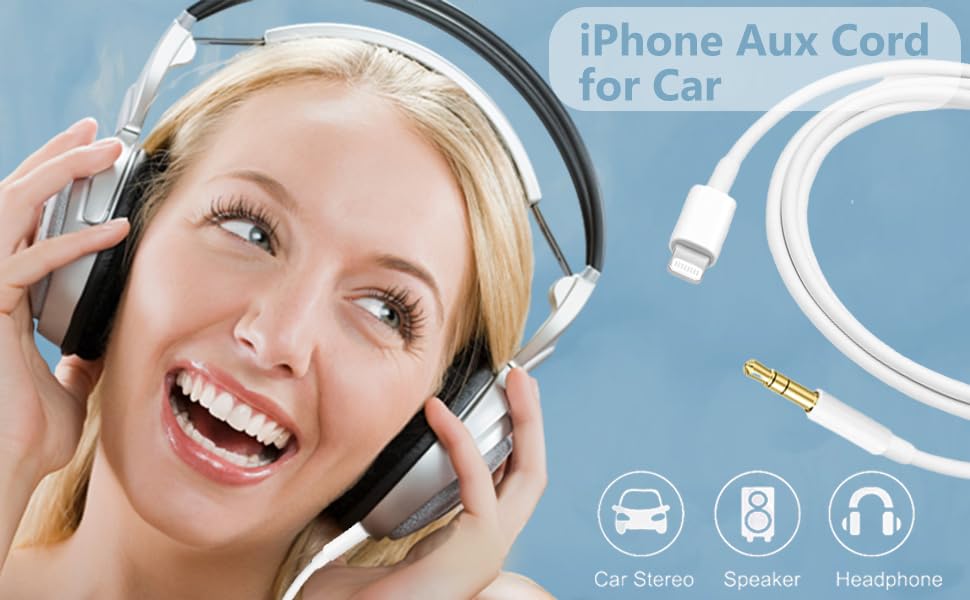 iPhone Aux Cord for Car