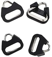 Leftfoto Stainless Steel Triangle Split Ring,Camera Strap Hook Lug Ring, with Plastic Cap,for Bel...