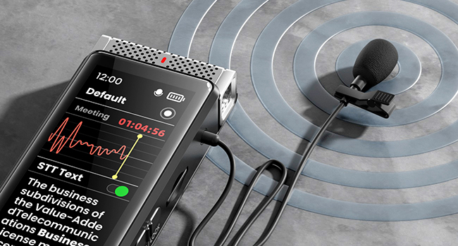 Digital Voice Recorder with 3.5mm Mic