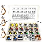 87PCS Potentiometer Kit Minidodoca B1K B2K B5K B10K B20K B50K B100K B250K B500K B1M Ohm Linear Ta...