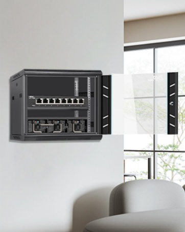 wall mount network rack