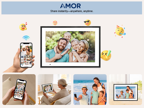 Aimor digital frame wifi digital photo frame