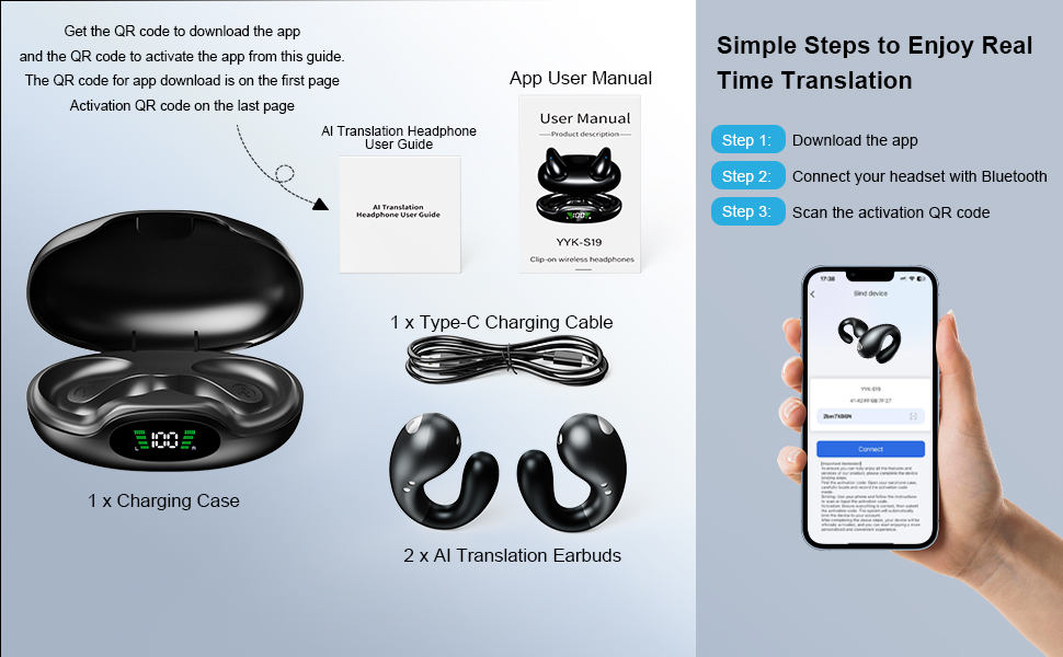 ai translation earbuds real time