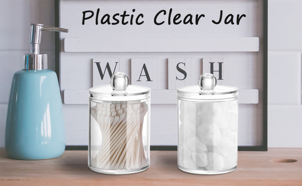 Plastic Clear Jar