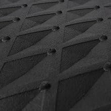 CAR PASS Black Rubber Car Mats, All-Weather Floor Mats