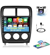 Car Stereo for Dodge Caliber 2010-2012 - 9 Inch 2+64G Android Touchscreen Radio with Wireless Car...