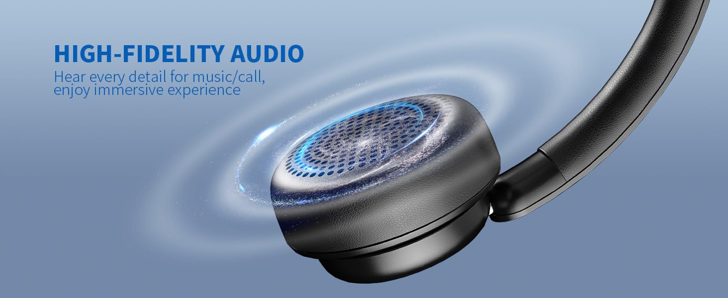 computer headset with microphone for work usb headset for pc wired noise cancelling headset