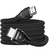 16K 10K 8K HDMI 2.2 Cable 6ft, 96Gbps Ultra High Speed HDMI Cord Braided, 16K@60Hz, 8K@120Hz, 4K@...