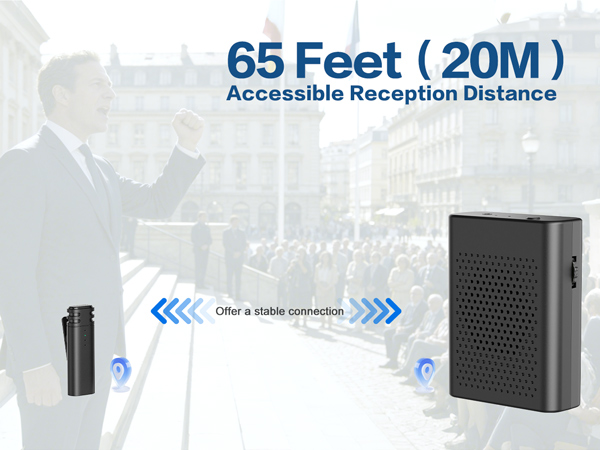65Feet 20Meter Long Reception Distance
