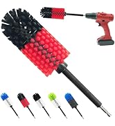 Wheel Brush, Soft Drill Wheel Cleaner Brush, Drill Brush for Car Wheel, No Scratches Highly Dense...