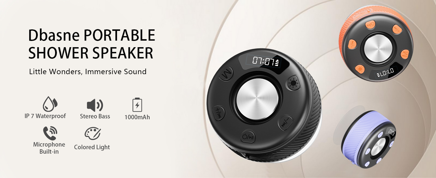 Bluetooth Shower Speaker