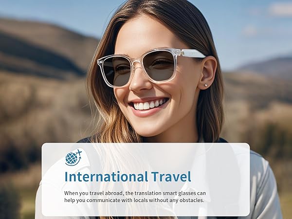 Smart Glasses for Cycling Smart Glasses with Voice Assistant Smart Glasses for Running