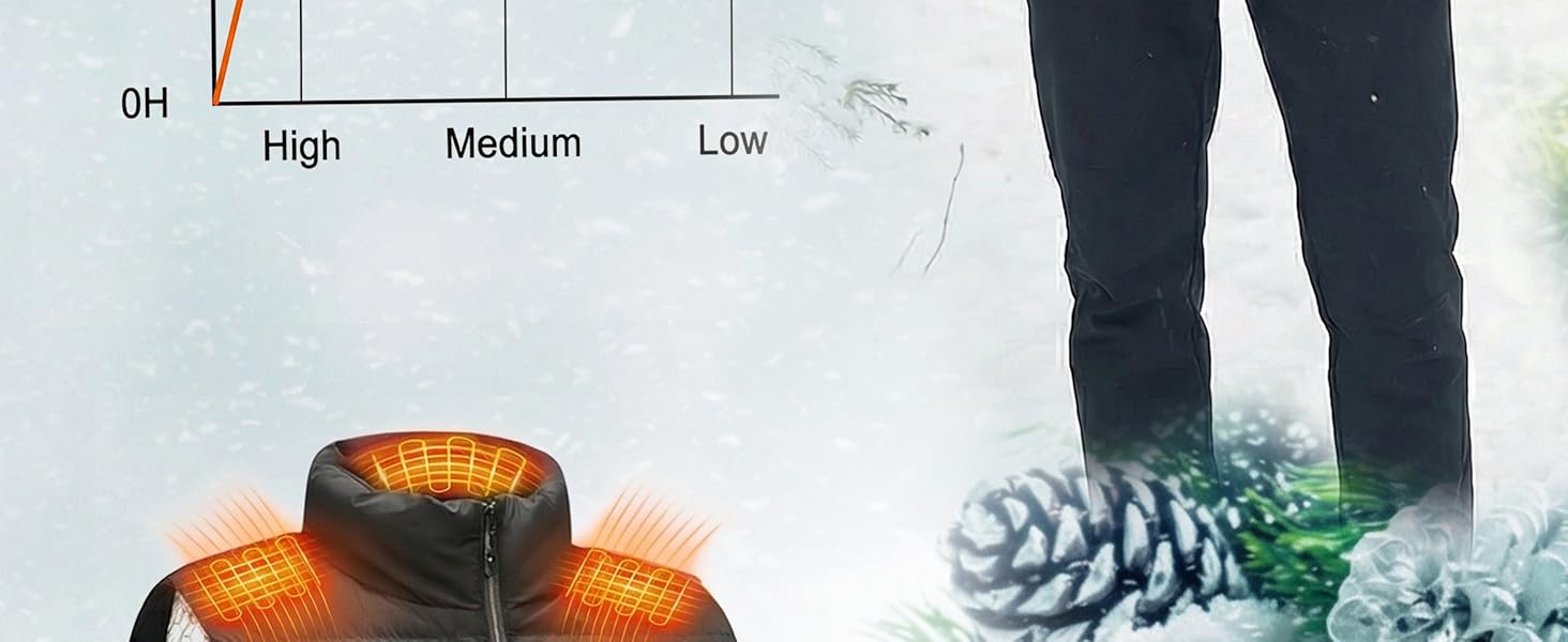 20000mah power bank heated vest battery pack