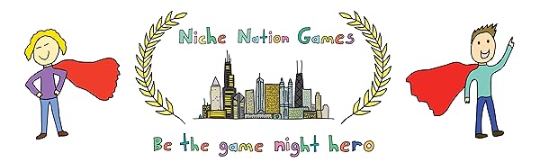 Niche Nation Games. Be the game night hero.