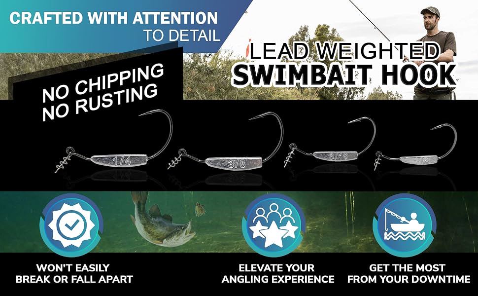 Weighted Swimbait hooks