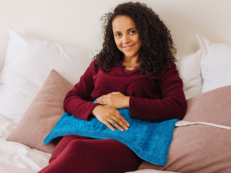 King Size Heating Pad for Back Pain &amp; Cramps Relief, FSA HSA Eligible, Auto Shut Off