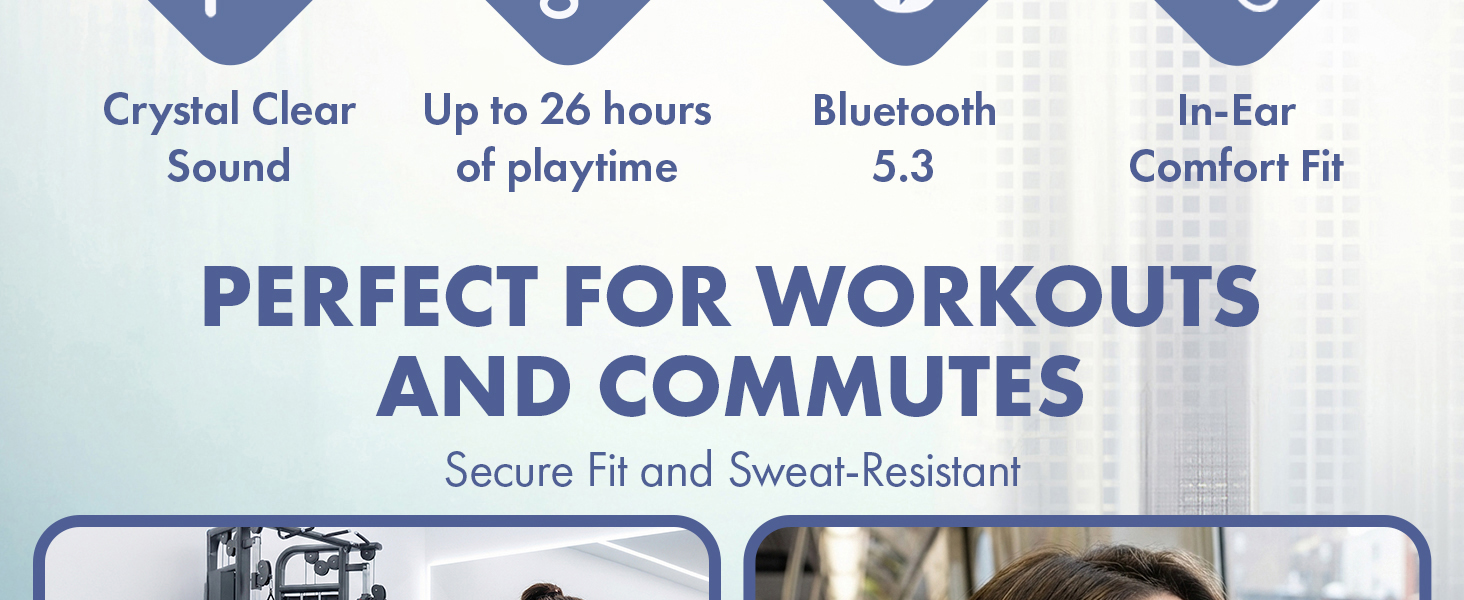 Perfect For Workouts And Commutes