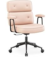 OLIXIS Ergonomic Home Office Desk Chair, Computer Chair with Lumbar Support Adjustable Height Rol...