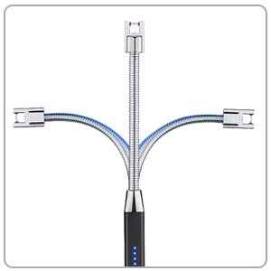 flameless, rechargable, convenient safety lock, no lighter fluid gift grilling