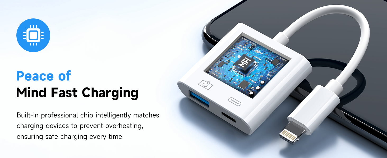 Lightning to USB Camera Adapter