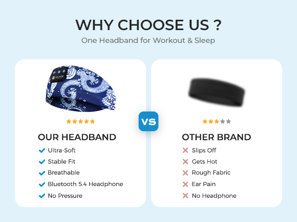 headband headphones for sleeping