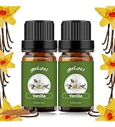 yethious 2 Pack Vanilla Essential Oil for Skin, Diffuser Organic 100% Pure Vanilla Aromatherapy O...