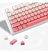 AKepopery 134Keys PBT Keycaps MOA Profile Key Cap for Cherry Gateron MX Switches Mechanical Keybo...