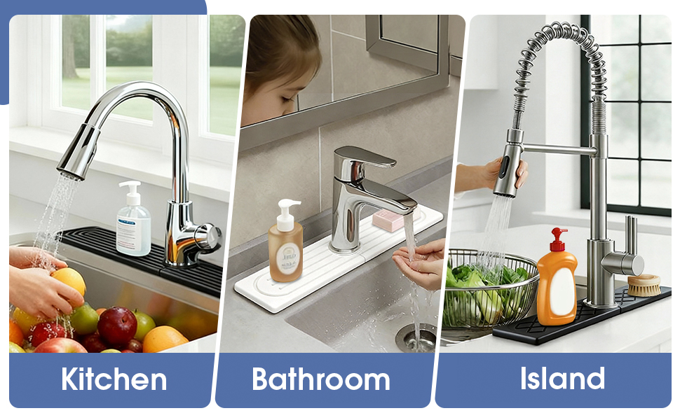 sink faucet mat