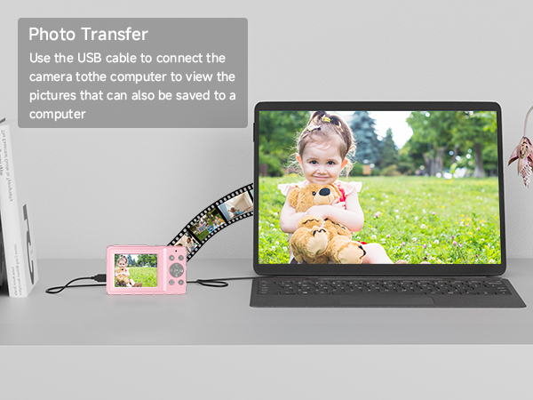Easily Transfer for Photoes a Digital Camera Gift for Kids