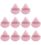 10 Pieces Soft Face Powder Puff Triangle Makeup Puff Cosmetic Foundation Sponge Wet &amp;Dry Makeup T...