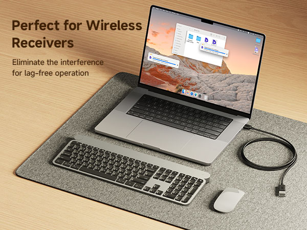 USB extender cable reduces wireless interference for stable device connections