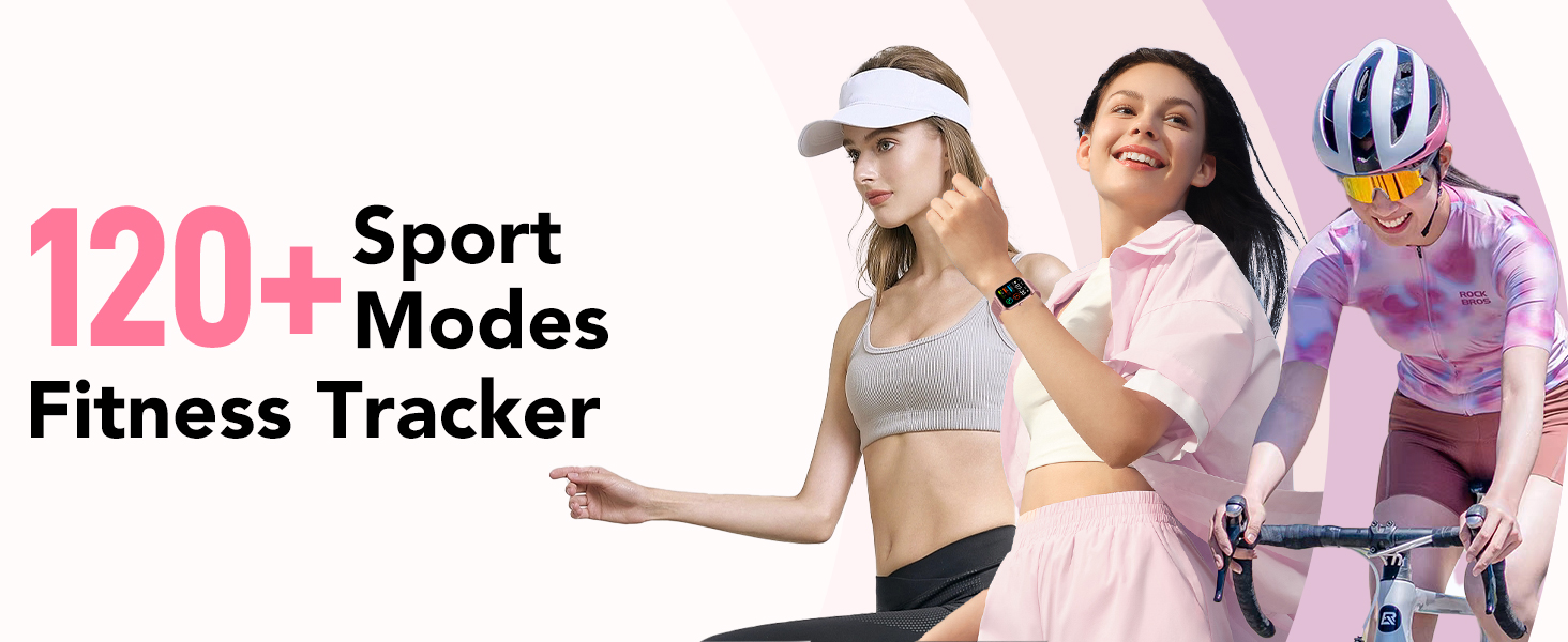 120+ Sport Modes Fitness Tracker