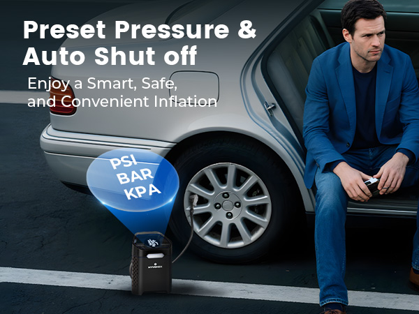 Cordless Portable Tire inflator