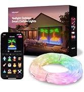 YEELIGHT Smart Curtain Lights, 5x6.5 Ft, 475 LEDs, APP Control, 100+ DIY Graffiti, 20+ GIF Scene ...