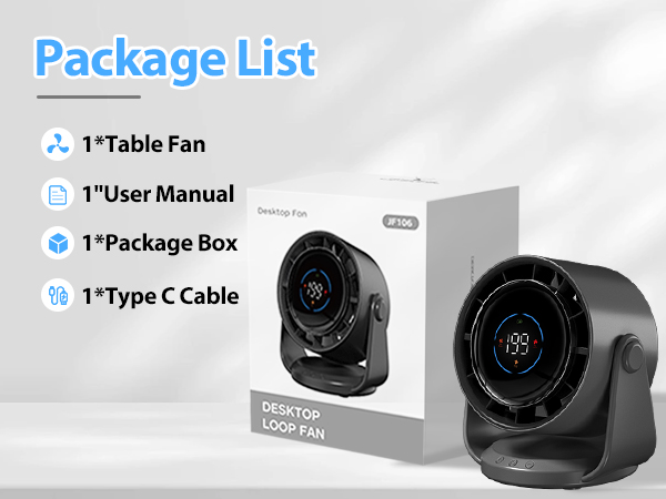 table fans for bedroom