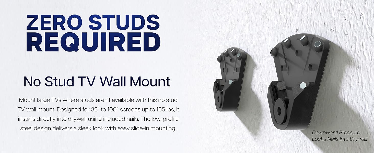 no stud tv mount drywall tv mount 100 inch tv wall mount low profile tv bracket large tv mount