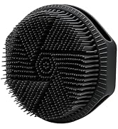 PeaKalo Silicone Body Scrubber for Men Women, Dual-Sided Gentle Exfoliating Body Scrubber Scalp S...
