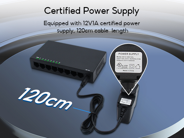 8 port gigabit Switch