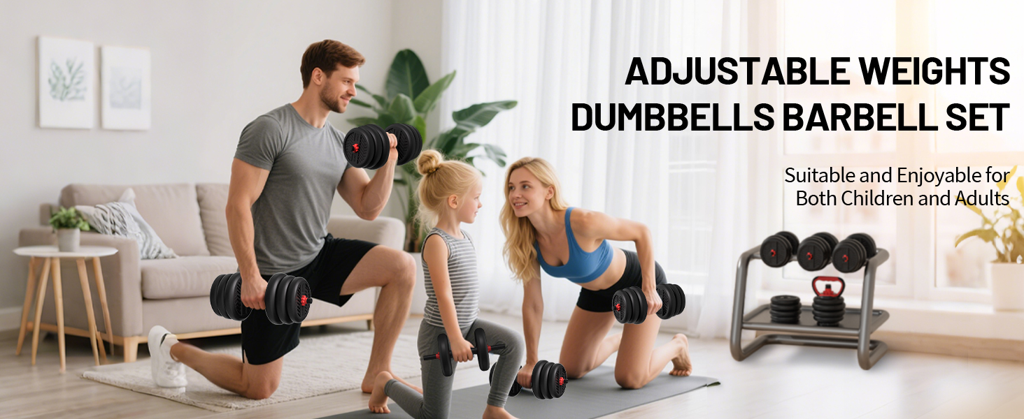 Adjustable Dumbbells for Home Gym
