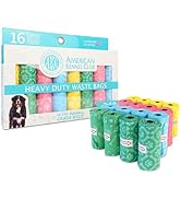 AKC Dog Poop Bags - Leak Proof Pet Waste Bags - 16 Refill Rolls - Lavender Scent - 240 Count (Toy...
