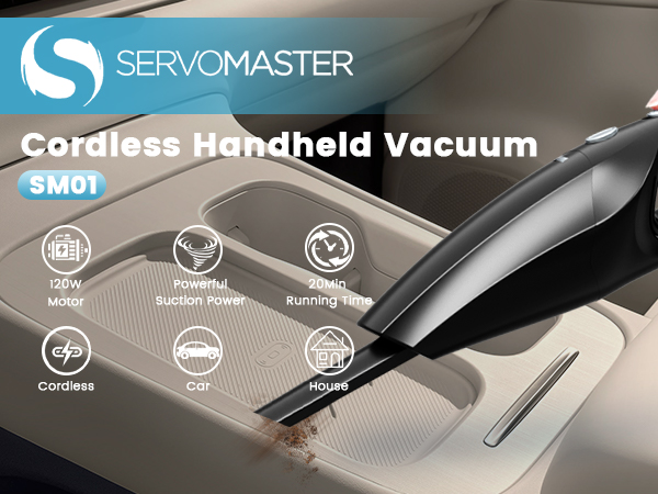 Servomaster Cordless Handheld Vacuum cleaner 