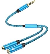 Amtobo Headphone Mic Splitter (Blue)