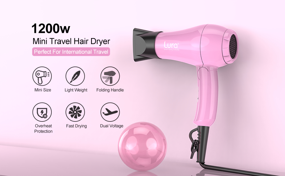 travel size blow dryer