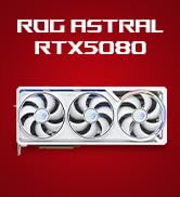 ASUS ROG Astral GeForce RTX 5080 16GB GDDR7 White OC Edition
