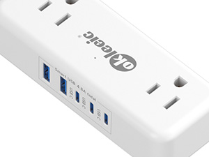 flat plug extension cord 3ft