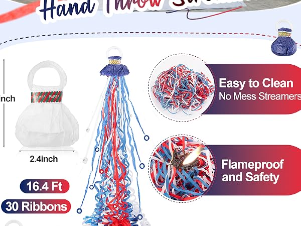 no mess streamers